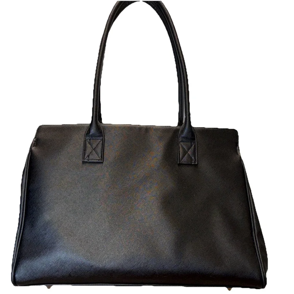 MARY KAY TRAVEL TOTE LARGE‎ BLACK PURSE STARTER KIT CONSULTANT BAG/CASE